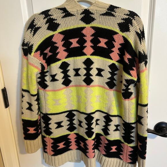 Aztec Cardigan Sweater - Picture 2 of 4